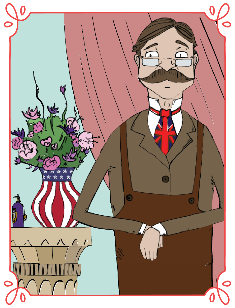 Gymglish portrait of the butler